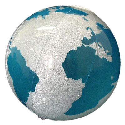 Promotional PVC Inflatable Earth Beach Ball For Classroom