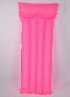 Summer Inflatable King Size Air Mattress Red Color For Camping