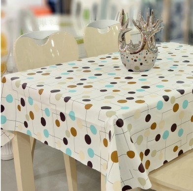 Douane Gedrukte pvc-Lijstdoek Waterdicht voor Restaurant
