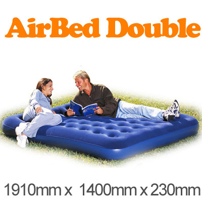 Comfortabele 140cm Opblaasbare Luchtbedden 0.55mm pvc met EN71 SGS