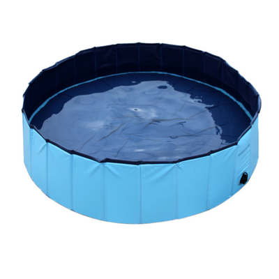 Het kleine de Ton/de Poolblauw van Pvc van het Huisdierenbad voor Hondwas